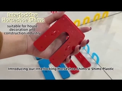 Khớp nối móc chân ngựa Shims U Shims Plastic Window Spacers và Tile Spacers ABS Material Packers