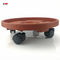 Movable Universal Plant Pot Saucers On Wheels , Plastic Plant Trays Landing Type