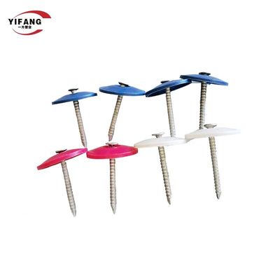 Đinh lợp tôn mạ kẽm 7 / 8 inch có nắp nhựa Bảo quản nhiệt