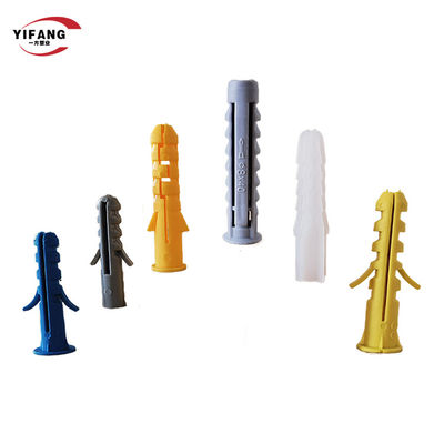 Phích cắm tường vít PE 8 * 50 Neo mở rộng bằng nhựa
