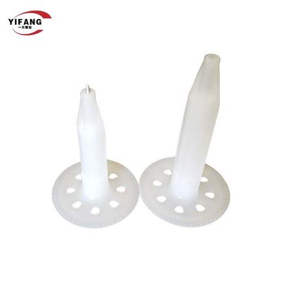 Đĩa 50 / 60mm Đĩa xốp cách nhiệt Đinh / Tấm thạch cao cách nhiệt