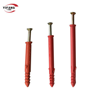 6 * 30 Phích cắm neo tường mở rộng bằng nhựa PE / Chốt neo bu lông